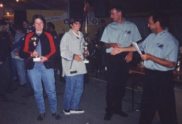 Die Rangverk&uuml;ndigung, Karin hat den 3. Rang bei den Frauen errungen. BRAVOOO!!!